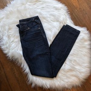 MAURICES DARK WASH SKINNY JEANS